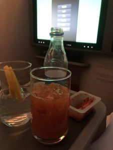 エチオピア航空ビジネスクラスの機内食