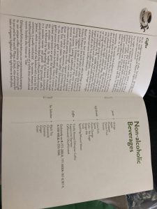 エチオピア航空ビジネスクラスの機内食