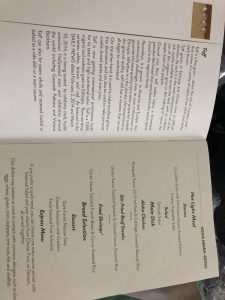 エチオピア航空ビジネスクラスの機内食